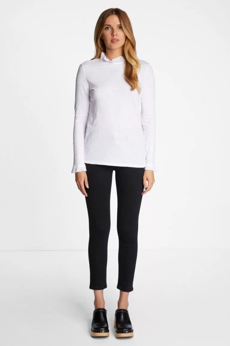 Damen Rich & Royal Longsleeves | Longsleeve Mit Frill-Kragen