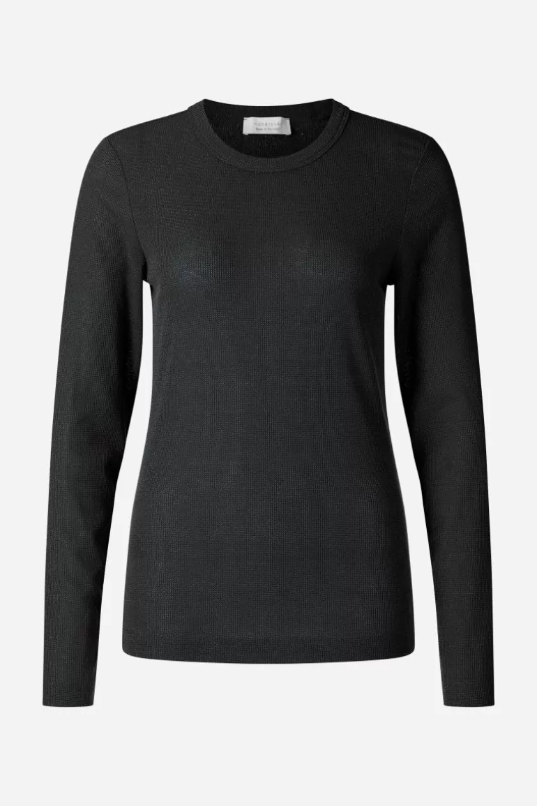 Damen Rich & Royal Longsleeves | Longsleeve Mit Glanzeffekt