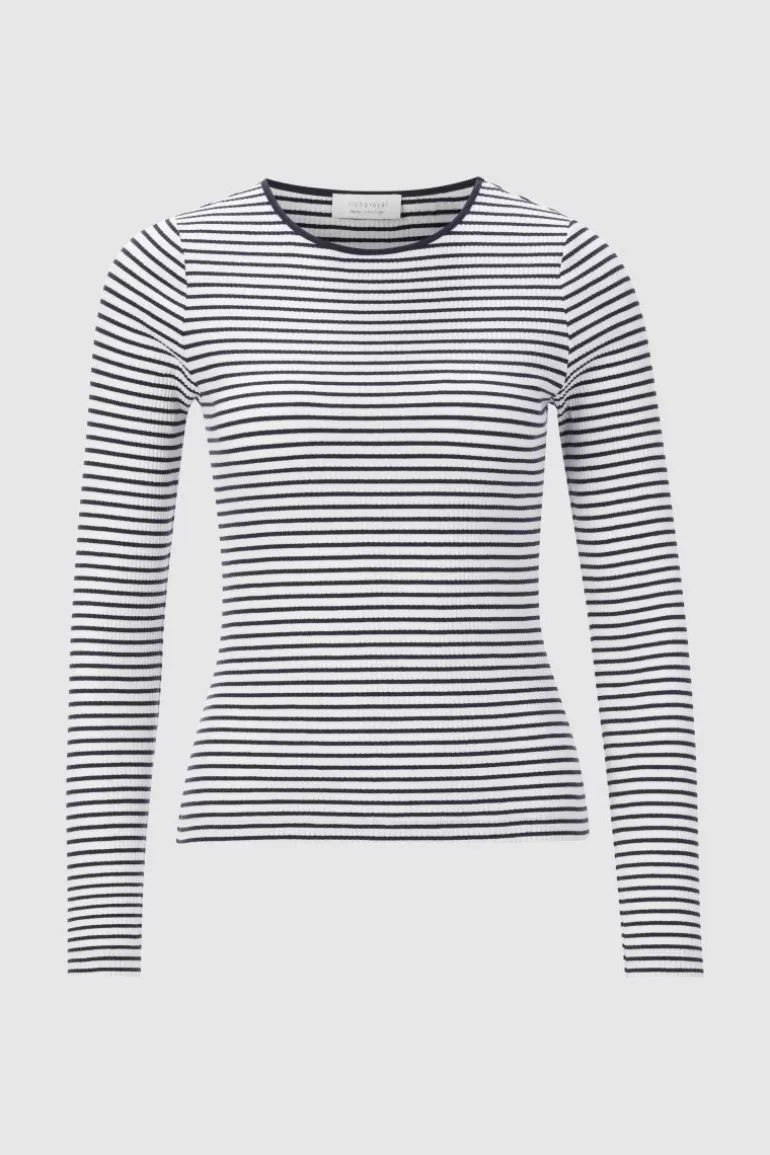 Damen Rich & Royal Longsleeves | Rib-Longsleeve Aus Bio-Baumwolle