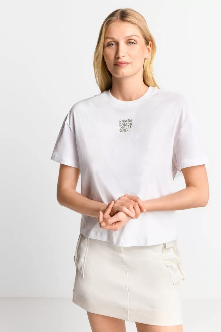 Damen Rich & Royal T-Shirts | Statement-Shirt Mit Crew-Neck