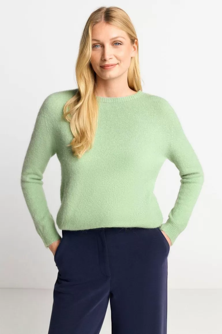 Damen Rich & Royal Pullover | Strickpullover Aus Weichem Materialmix