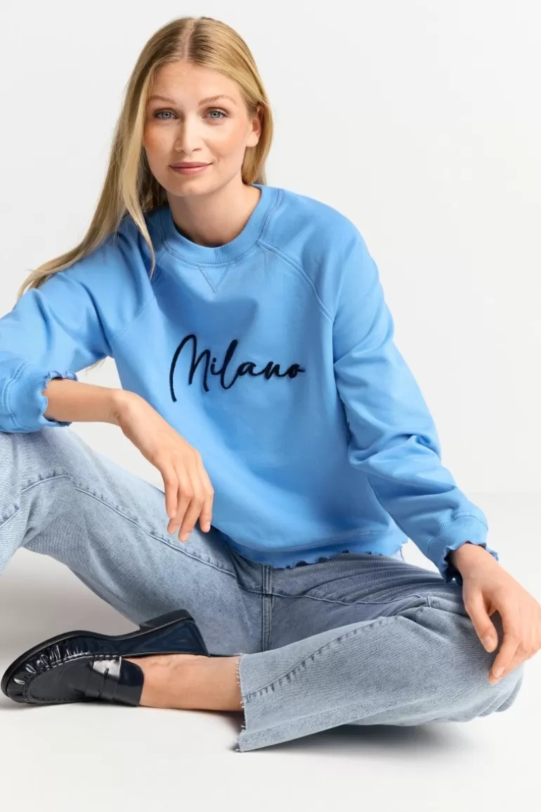 Damen Rich & Royal Sweat | Sweatshirt Mit Schriftzug