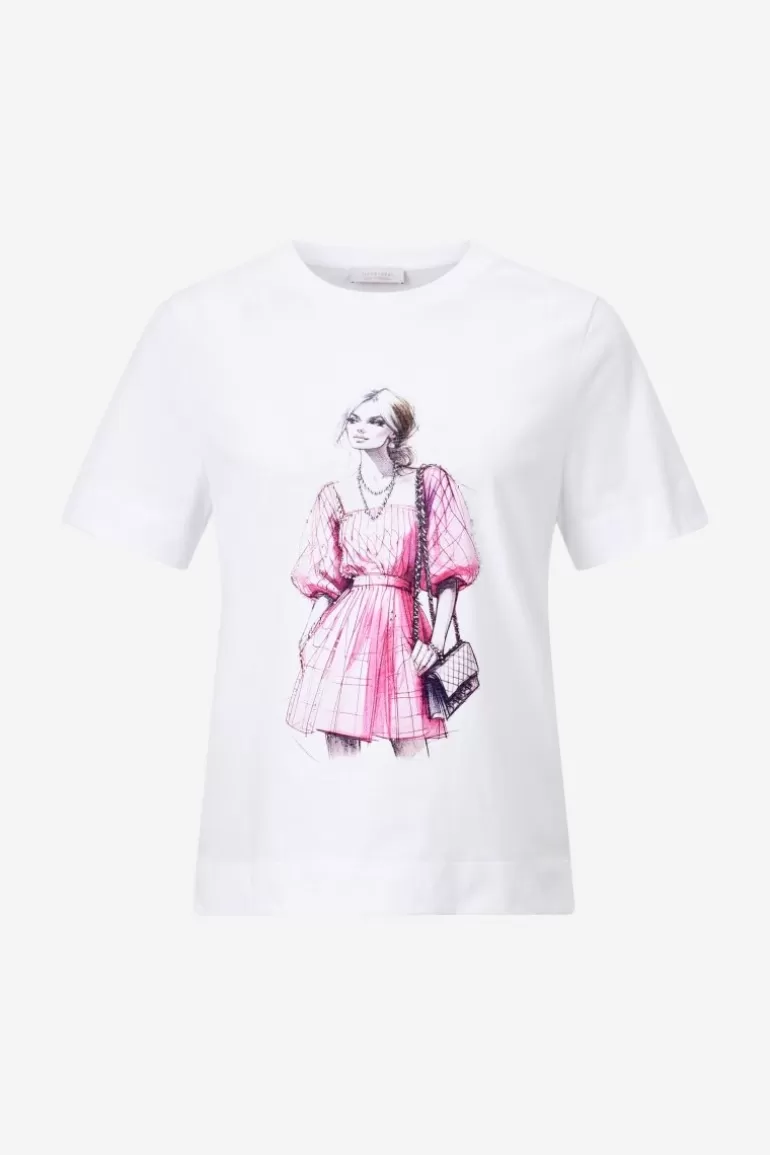 Damen Rich & Royal T-Shirts | T-Shirt Mit Strassverzierung