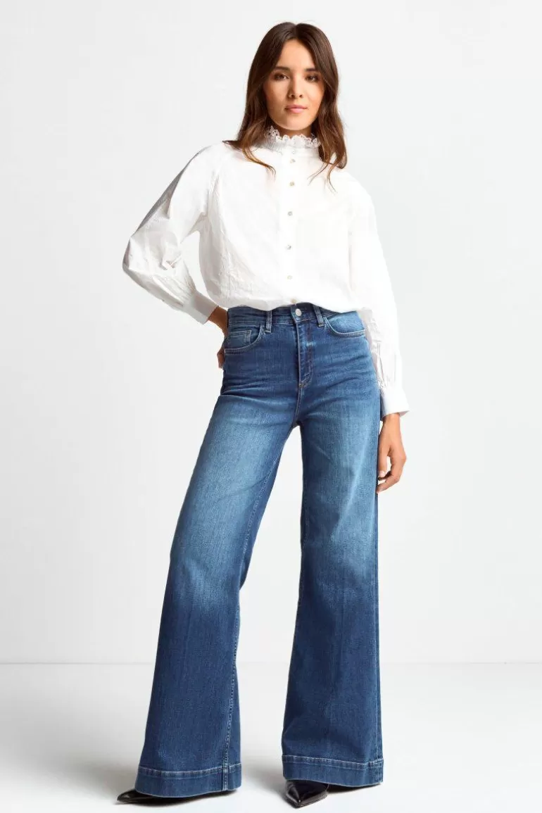 Damen Rich & Royal Wide Leg | Wide Leg Denim Mit Hoher Taille