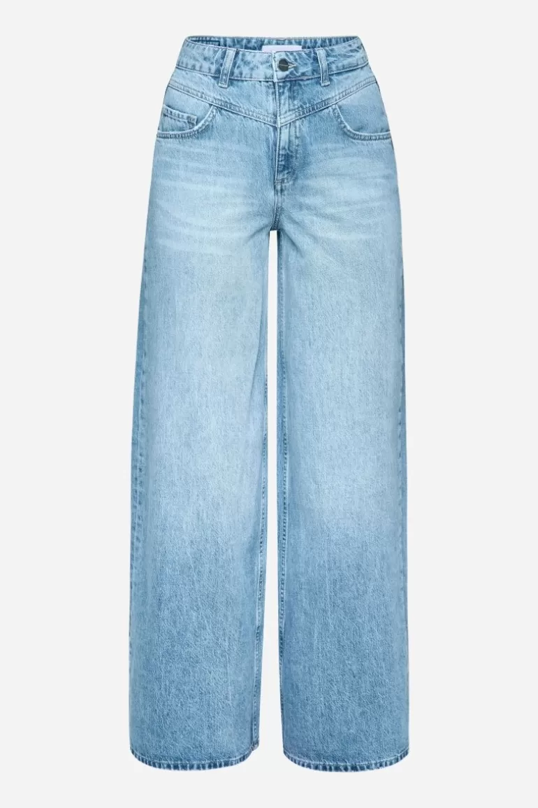 Damen Rich & Royal Wide Leg | Wide Leg Denim Mit Passe